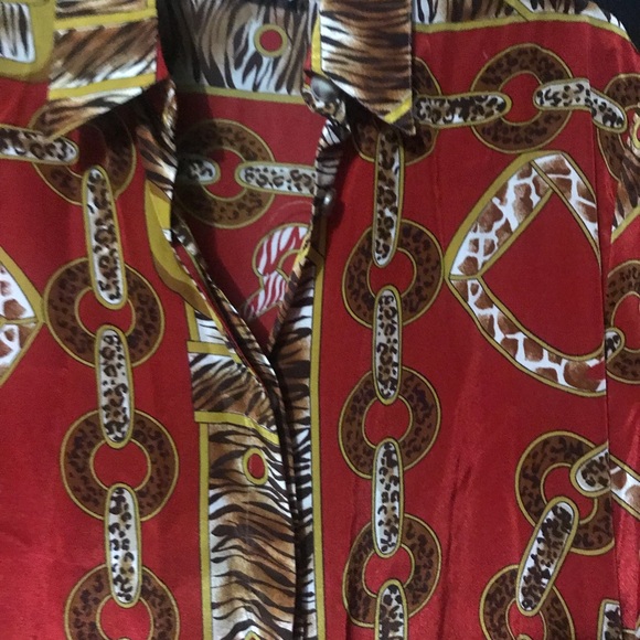 Vintage Print Blouse - Picture 2 of 5